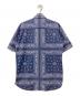 adidas (アディダス) NEIGHBORHOOD (ネイバーフッド) バンダナ柄シャツ ブルー サイズ:M：5000円