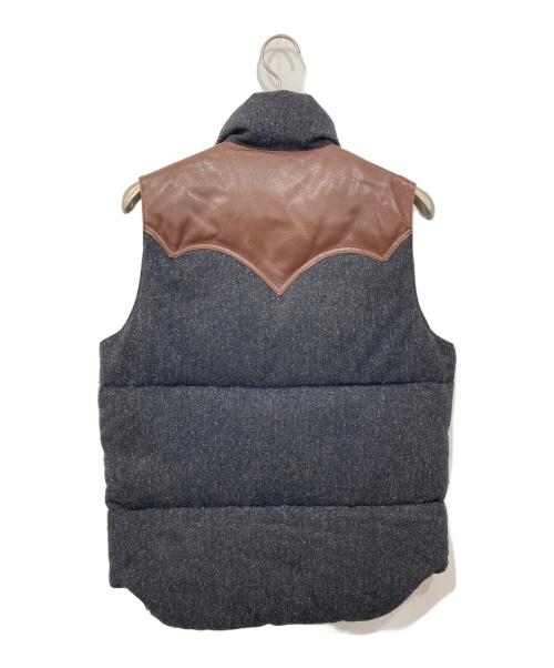 RockyMountainFeatherBed（ロッキーマウンテンフェザーベッド）RockyMountainFeatherBed (ロッキーマウンテンフェザーベッド) DUFFER (ダファー) ツイードダウンベスト グレー サイズ:38の古着・服飾アイテム