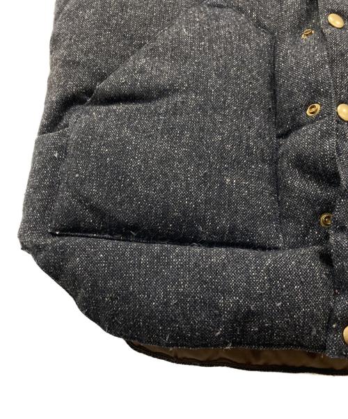 RockyMountainFeatherBed（ロッキーマウンテンフェザーベッド）RockyMountainFeatherBed (ロッキーマウンテンフェザーベッド) DUFFER (ダファー) ツイードダウンベスト グレー サイズ:38の古着・服飾アイテム