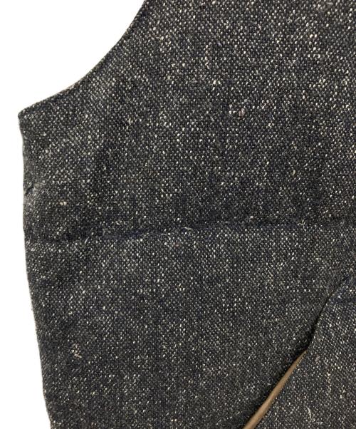 RockyMountainFeatherBed（ロッキーマウンテンフェザーベッド）RockyMountainFeatherBed (ロッキーマウンテンフェザーベッド) DUFFER (ダファー) ツイードダウンベスト グレー サイズ:38の古着・服飾アイテム