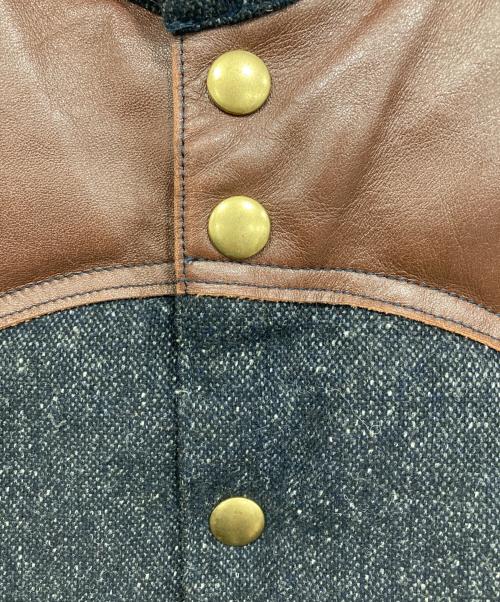 RockyMountainFeatherBed（ロッキーマウンテンフェザーベッド）RockyMountainFeatherBed (ロッキーマウンテンフェザーベッド) DUFFER (ダファー) ツイードダウンベスト グレー サイズ:38の古着・服飾アイテム