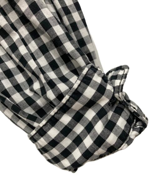 BLACK COMME des GARCONS（ブラックコムデギャルソン）BLACK COMME des GARCONS (ブラックコムデギャルソン) チェックシャツ ホワイト×ブラック サイズ:Lの古着・服飾アイテム