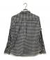 BLACK COMME des GARCONS (ブラックコムデギャルソン) チェックシャツ ホワイト×ブラック サイズ:L：4000円