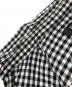中古・古着 BLACK COMME des GARCONS (ブラックコムデギャルソン) チェックシャツ ホワイト×ブラック サイズ:L：4000円