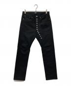 CABANE de ZUCCaカバンドズッカ）の古着「スキニーデニムパンツ」｜ブラック