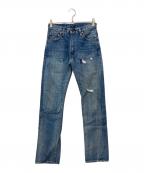 LEVI'S VINTAGE CLOTHINGリーバイス ビンテージ クロージング）の古着「1967年モデル 復刻 デニムパンツ」｜インディゴ