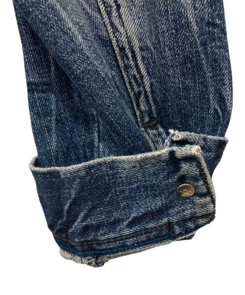 DIESEL（ディーゼル）DIESEL (ディーゼル) ペイントデニムジャケット ネイビー サイズ:Sの古着・服飾アイテム