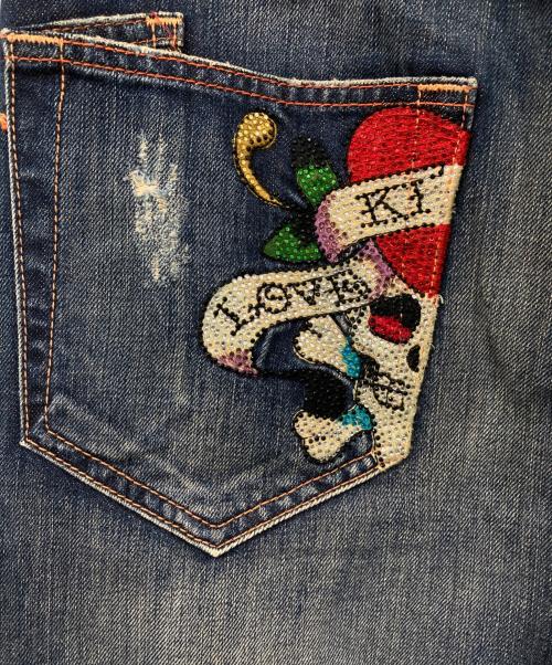 Ed Hardy（エド ハーディー）Ed Hardy (エド ハーディー) デニムパンツ インディゴ サイズ:30の古着・服飾アイテム
