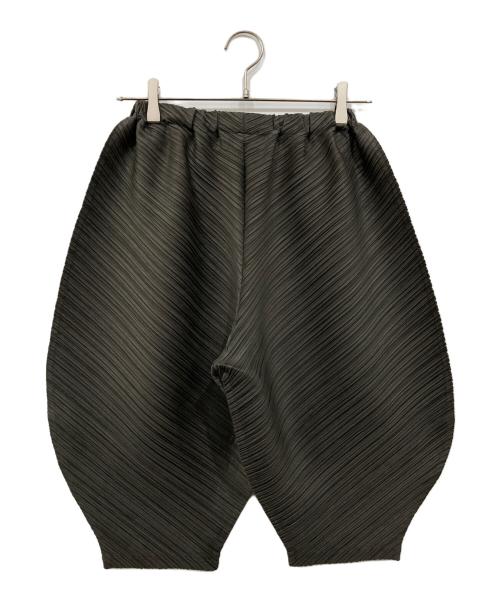 PLEATS PLEASE（プリーツプリーズ）PLEATS PLEASE (プリーツプリーズ) 変形プリーツバルーンショートパンツ グレー サイズ:1の古着・服飾アイテム