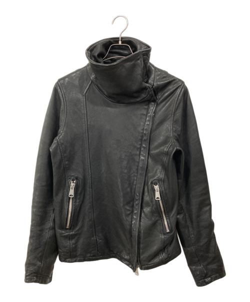 CIVARIZE（シヴァーライズ）CIVARIZE (シヴァーライズ) シープスキン ダブルライダースジャケット ブラック サイズ:46の古着・服飾アイテム