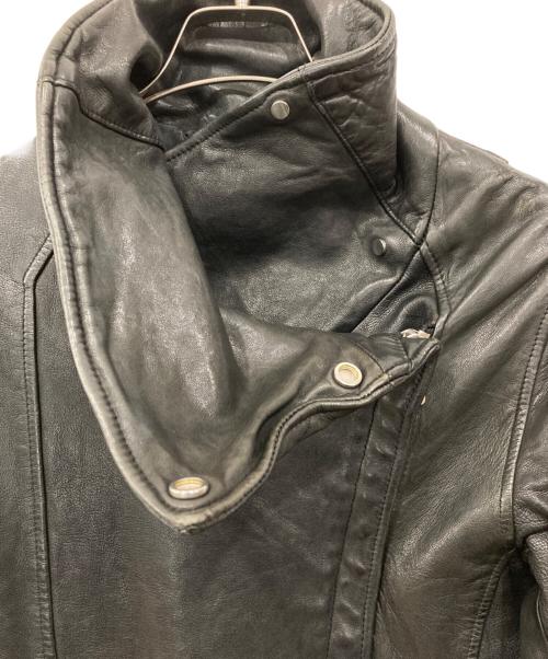 CIVARIZE（シヴァーライズ）CIVARIZE (シヴァーライズ) シープスキン ダブルライダースジャケット ブラック サイズ:46の古着・服飾アイテム