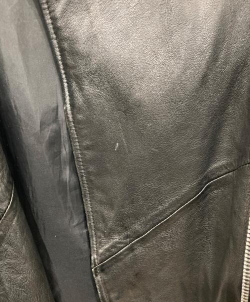 CIVARIZE（シヴァーライズ）CIVARIZE (シヴァーライズ) シープスキン ダブルライダースジャケット ブラック サイズ:46の古着・服飾アイテム