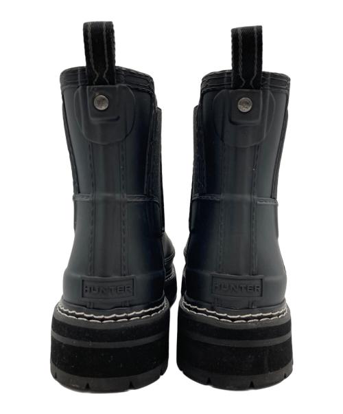 HUNTER（ハンター）HUNTER (ハンター) リファインドスティッチ ディテール チェルシー ブーツ ブラック サイズ:UK5の古着・服飾アイテム