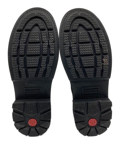 HUNTER（ハンター）HUNTER (ハンター) リファインドスティッチ ディテール チェルシー ブーツ ブラック サイズ:UK5の古着・服飾アイテム