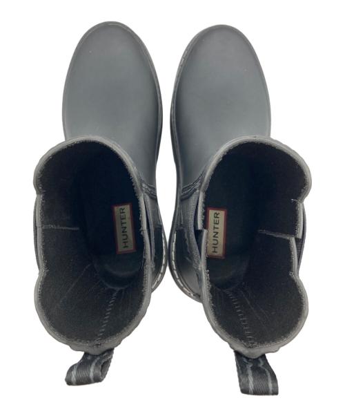 HUNTER（ハンター）HUNTER (ハンター) リファインドスティッチ ディテール チェルシー ブーツ ブラック サイズ:UK5の古着・服飾アイテム