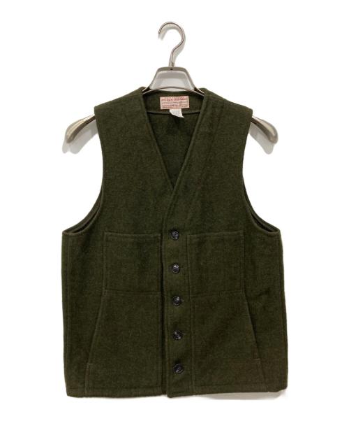 FILSON GARMENT（フィルソン ガーメント）FILSON GARMENT (フィルソン ガーメント) ウールベスト カーキ サイズ:38の古着・服飾アイテム