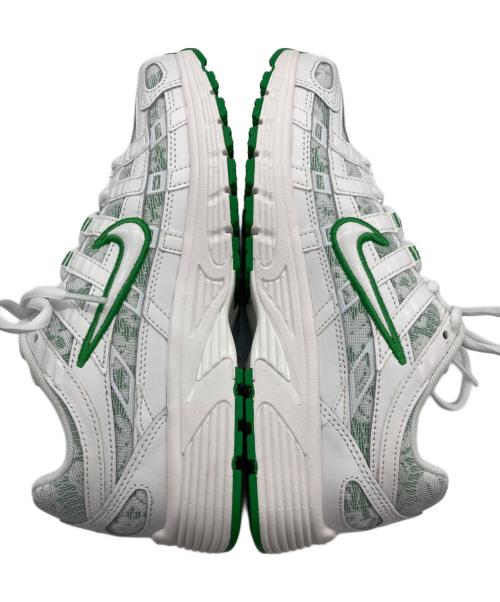 NIKE（ナイキ）NIKE (ナイキ) ローカットスニーカー ホワイト×グリーン サイズ:23.5の古着・服飾アイテム