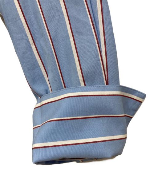 MACPHEE（マカフィー）MACPHEE (マカフィー) ファインブロード ボウタイブラウス ブルー サイズ:36の古着・服飾アイテム