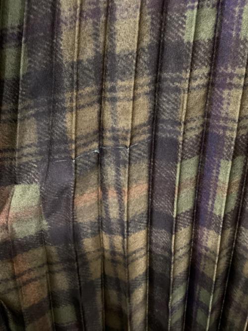 POLO RALPH LAUREN（ポロ・ラルフローレン）POLO RALPH LAUREN (ポロ・ラルフローレン) プリーテッドAラインミディ スカート ブラウン サイズ:Mの古着・服飾アイテム