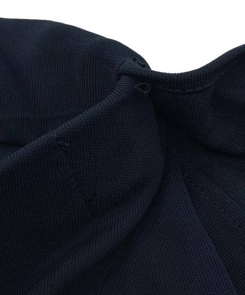 POLO RALPH LAUREN（ポロ・ラルフローレン）POLO RALPH LAUREN (ポロ・ラルフローレン) ジャージー ワイドレッグ ラップ パンツ ネイビー サイズ:XSの古着・服飾アイテム