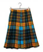 PLEATS PLEASEプリーツプリーズ）の古着「チェックプリーツスカート」｜マルチカラー