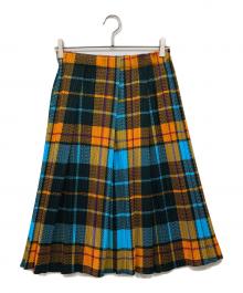 PLEATS PLEASE（プリーツプリーズ）の古着「チェックプリーツスカート」｜マルチカラー
