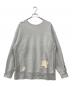 Champion（チャンピオン）の古着「リペアデザイン リバースウィーブスウェット」｜グレー