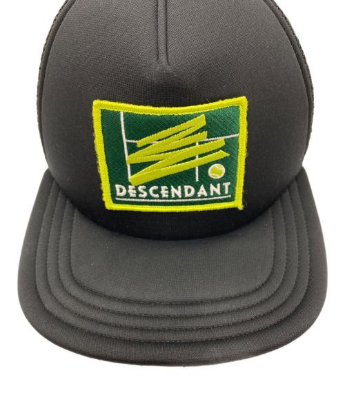 DESCENDANT（ディセンダント）DESCENDANT (ディセンダント) メッシュトラッカーキャップ ブラックの古着・服飾アイテム