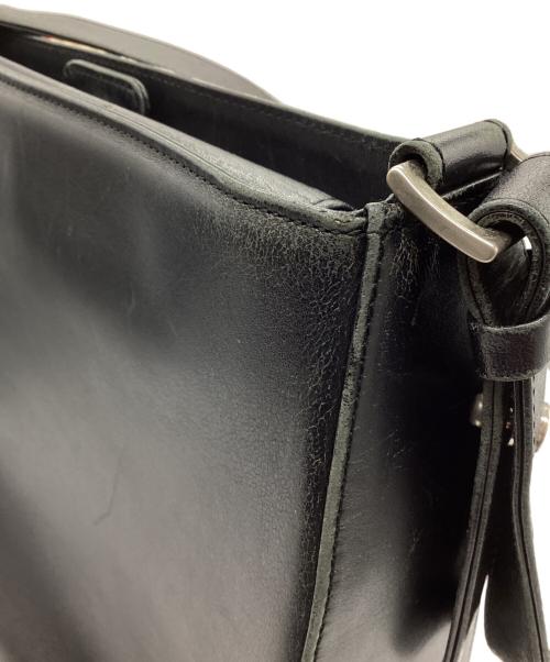 BURBERRY（バーバリー）BURBERRY (バーバリー) ノバチェック柄切替レザーワンショルダーバッグ ブラックの古着・服飾アイテム