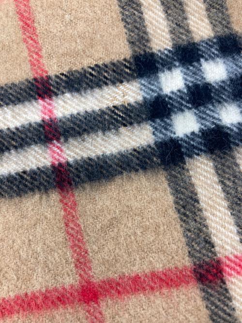 Burberry's（バーバリーズ）Burberry's (バーバリーズ) ノバチェックカシミヤマフラー ベージュの古着・服飾アイテム