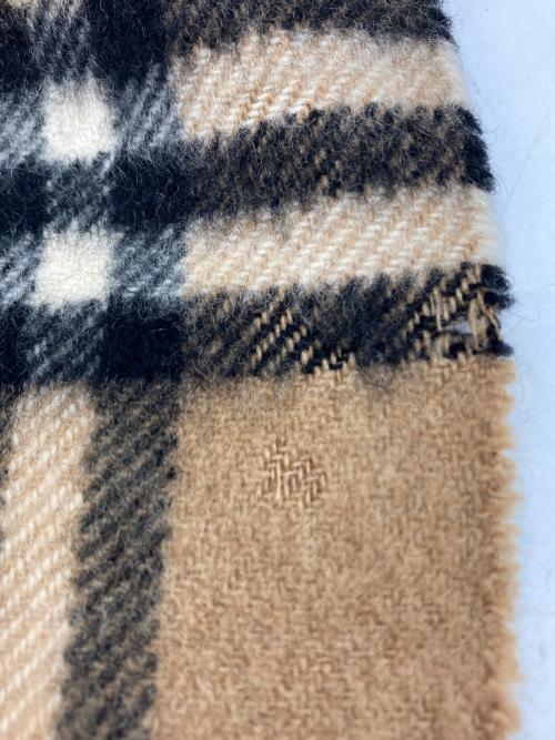 Burberry's（バーバリーズ）Burberry's (バーバリーズ) ノバチェックカシミヤマフラー ベージュの古着・服飾アイテム