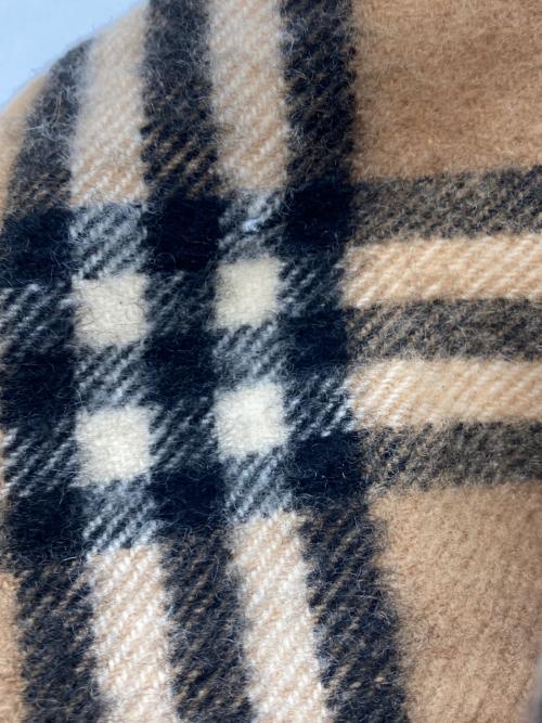 Burberry's（バーバリーズ）Burberry's (バーバリーズ) ノバチェックカシミヤマフラー ベージュの古着・服飾アイテム