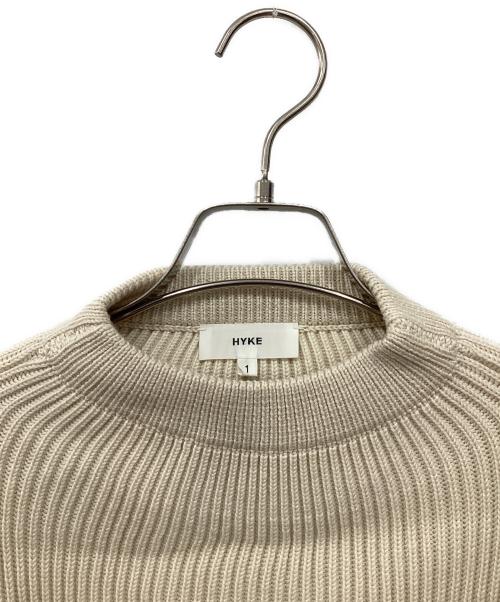 HYKE（ハイク）HYKE (ハイク) ボトルネックニットセーター アイボリー サイズ:1の古着・服飾アイテム