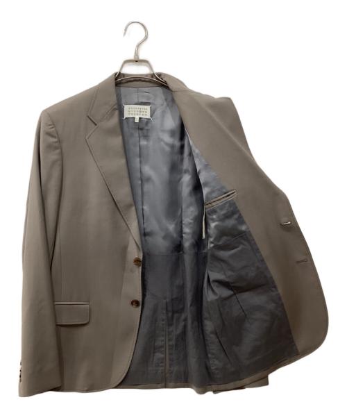 Maison Margiela（メゾンマルジェラ）Maison Margiela (メゾンマルジェラ) 2Bジャケット セットアップ ベージュ サイズ:46の古着・服飾アイテム