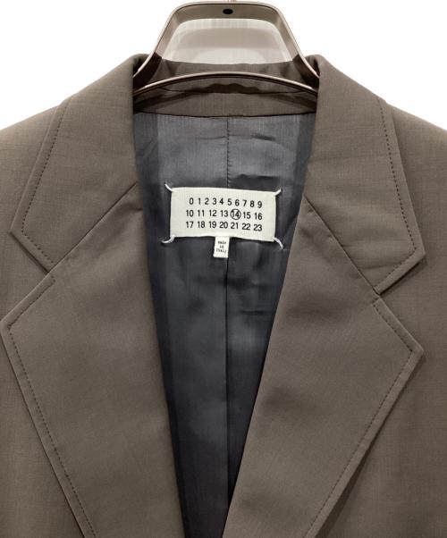 Maison Margiela（メゾンマルジェラ）Maison Margiela (メゾンマルジェラ) 2Bジャケット セットアップ ベージュ サイズ:46の古着・服飾アイテム