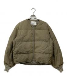 NANGA×Graphpaper（ナンガ×グラフペーパー）の古着「No Collar Down Jacket」｜グレー