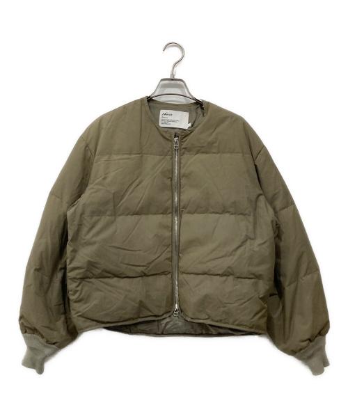 NANGA（ナンガ）NANGA (ナンガ) Graphpaper (グラフペーパー) No Collar Down Jacket グレー サイズ:00の古着・服飾アイテム