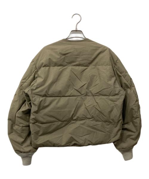 NANGA（ナンガ）NANGA (ナンガ) Graphpaper (グラフペーパー) No Collar Down Jacket グレー サイズ:00の古着・服飾アイテム