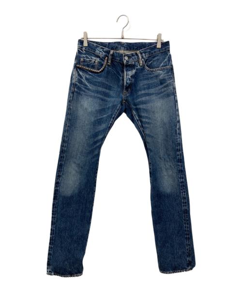 Hysteric Glamour（ヒステリックグラマー）Hysteric Glamour (ヒステリックグラマー) スタッズデニムパンツ インディゴ サイズ:SIZE 76cm (W30)の古着・服飾アイテム