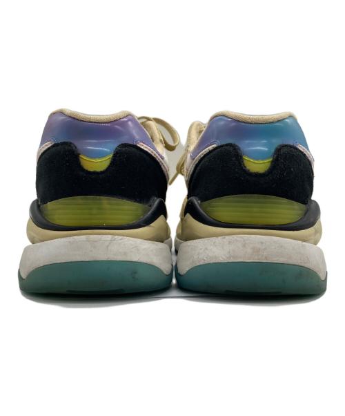 NEW BALANCE（ニューバランス）NEW BALANCE (ニューバランス) atmos (アトモス) ローカットスニーカー イエロー×ベージュ サイズ:27.5の古着・服飾アイテム