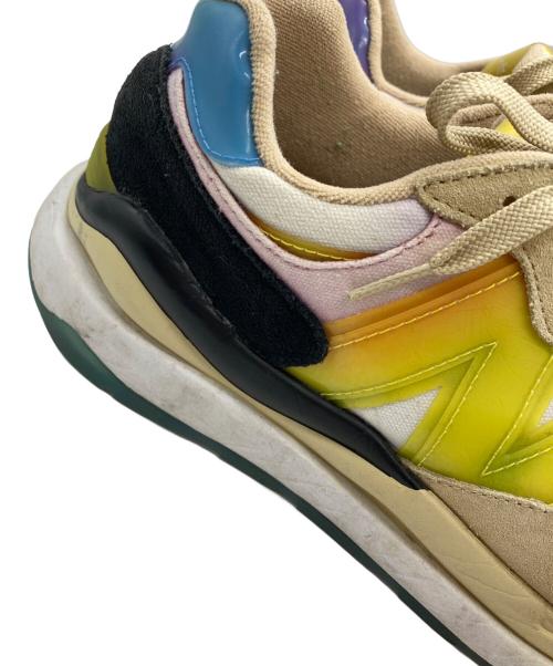 NEW BALANCE（ニューバランス）NEW BALANCE (ニューバランス) atmos (アトモス) ローカットスニーカー イエロー×ベージュ サイズ:27.5の古着・服飾アイテム