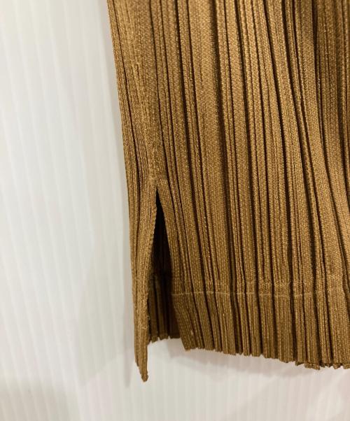PLEATS PLEASE（プリーツプリーズ）PLEATS PLEASE (プリーツプリーズ) プリーツパンツ ブラウン サイズ:3の古着・服飾アイテム