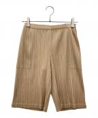 PLEATS PLEASEプリーツプリーズ）の古着「プリーツパンツ」｜ベージュ