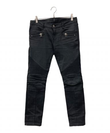 【美品】NO ID. BLACK バイカーデニムパンツ ストレッチ ブラック 3106000490746139_01_7543w.jpeg