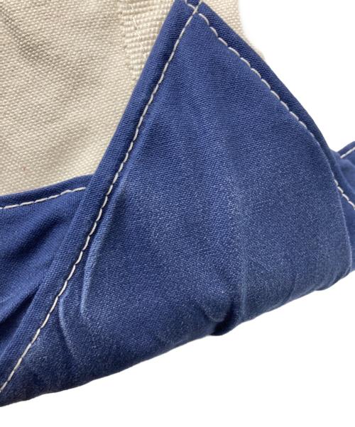 L.L.Bean（エルエルビーン）L.L.Bean (エルエルビーン) トートバッグ ネイビー×アイボリーの古着・服飾アイテム