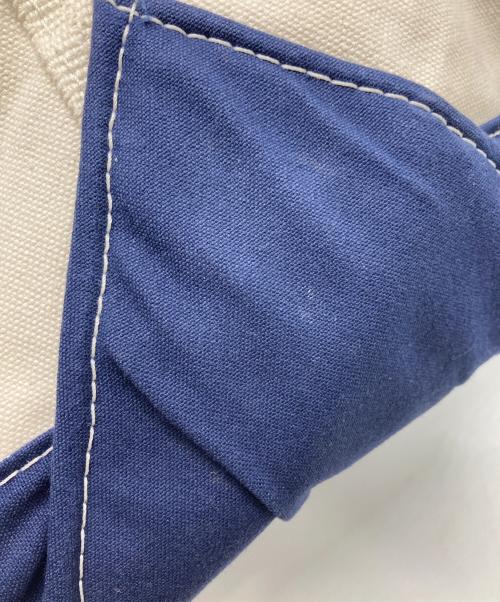L.L.Bean（エルエルビーン）L.L.Bean (エルエルビーン) トートバッグ ネイビー×アイボリーの古着・服飾アイテム