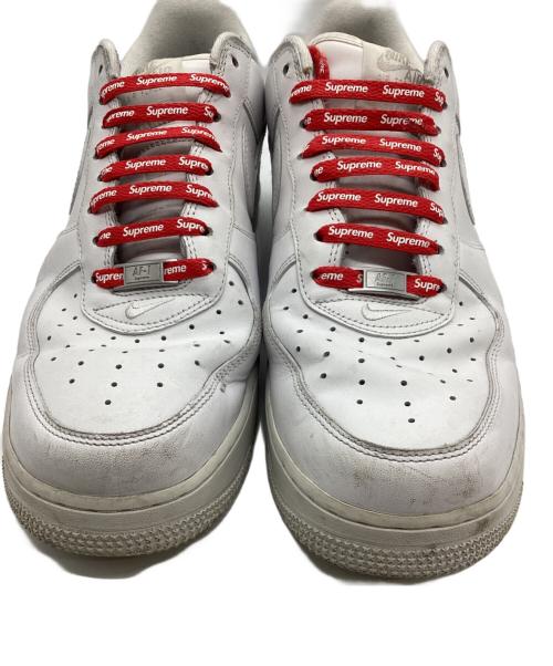 NIKE（ナイキ）NIKE (ナイキ) SUPREME (シュプリーム) ローカットスニーカー ホワイト サイズ:30cmの古着・服飾アイテム
