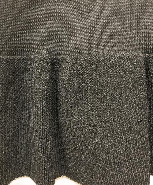 RED VALENTINO（レッドヴァレンティノ）RED VALENTINO (レッドヴァレンティノ) ハートモチーフニットワンピース ブラック サイズ:XSの古着・服飾アイテム