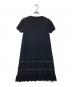 RED VALENTINO (レッドヴァレンティノ) ハートモチーフニットワンピース ブラック サイズ:XS：20000円