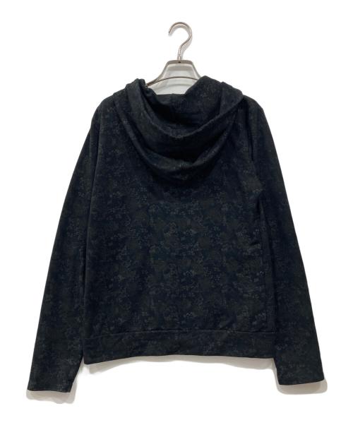 Roen（ロエン）Roen (ロエン) ペイズリー柄ジップパーカー ブラック サイズ:Mの古着・服飾アイテム